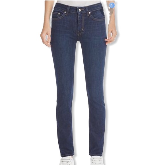 Derek Lam 10 Crosby Denim Dark Wash Devi Mid-Rise Skinny Jeans Size 28 - Picture 12 of 12